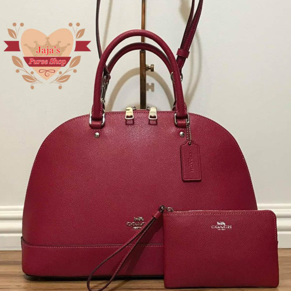 🌶Coach Crossgrain Leather Purse & Wristlet🌶 - Picture 1 of 13